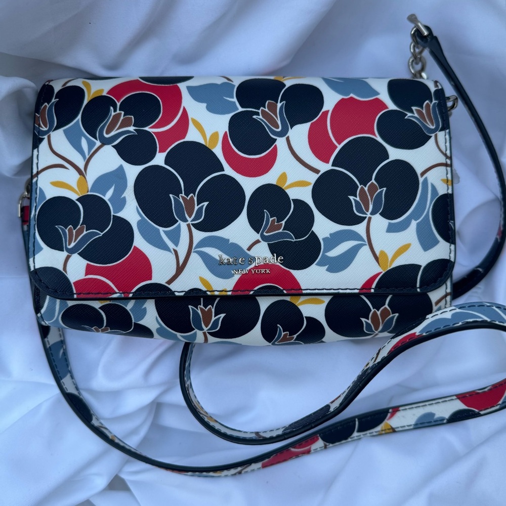 Kate Spade Cameron Small Flap Crossbody Bag Breezy Floral